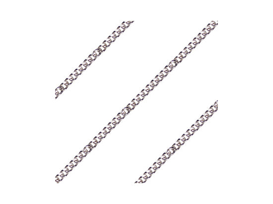 Curb Heavy Chain, 27" length endless, Sterling Silver