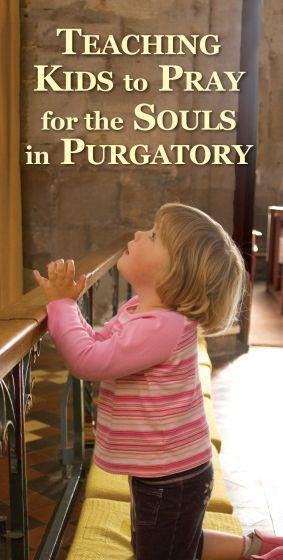 Teaching Kids to Pray for the Holy Souls in Purgatory pamphlet