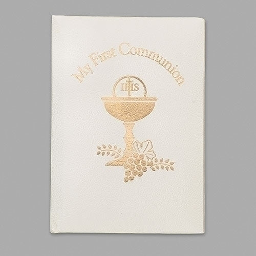 My First Communion Missal: white Mother of Pearl padded cover