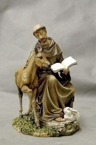 St. Francis statue, 8.5" tall