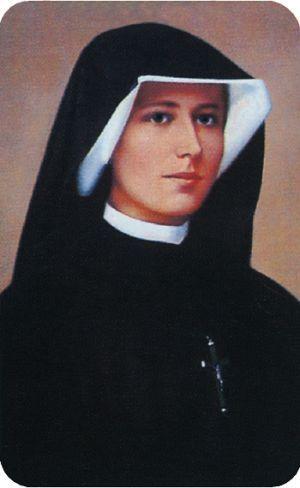 St. Faustina holy card