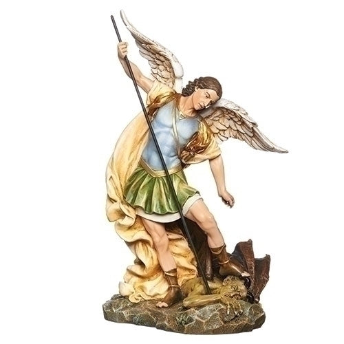St. Michael statue, 12" tall