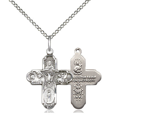 5-way Cross 0044SP1, Spanish, Sterling Silver