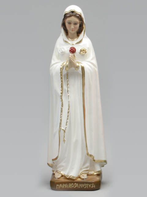 Rosa Mystica Statue, 8" tall