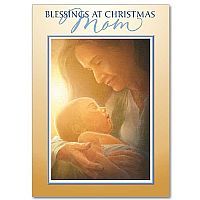 Blessings at Christmas Mom: Christmas card