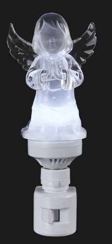 Praying Angel Night Light, 7.25" tall
