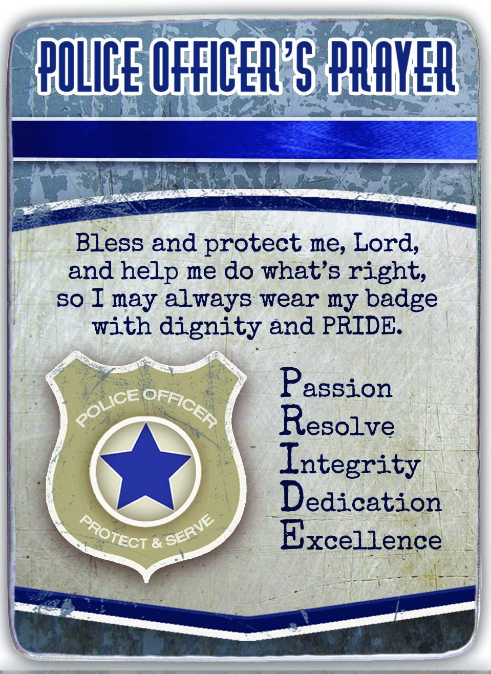 Police Officers Plaque