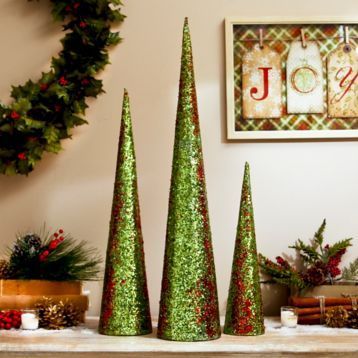 Metalic Green Christmas Tree