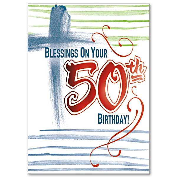 Happy 50th Birthday card