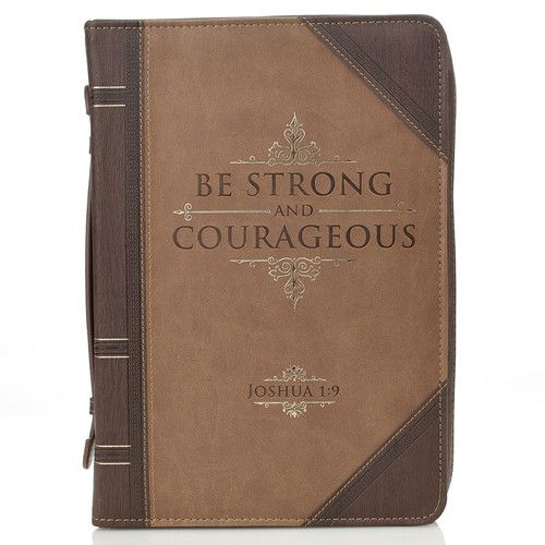 Be Strong and Courageous, Josh 1: 9 Bible Cover: Large size