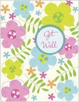 Get Well Card Happy Flowers