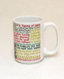 St. Therese quote mug