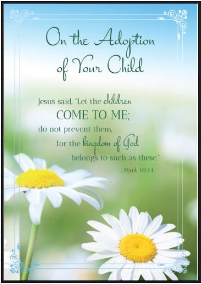 On the Adoption of Your Child card