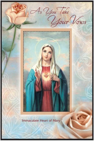 Religious Vows Card