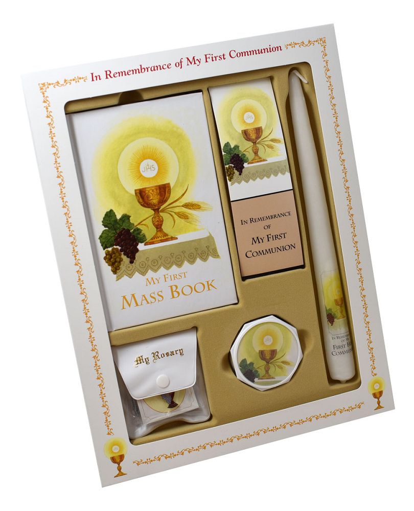 First Communion Mass Book Deluxe Set: An Easy Way of Participating at Mass for Girls