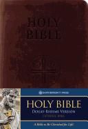 Douay Rheims Bible: Burgundy Leather