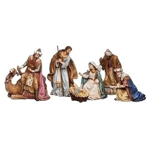 Nativity Set, 6 pcs., 8" tall