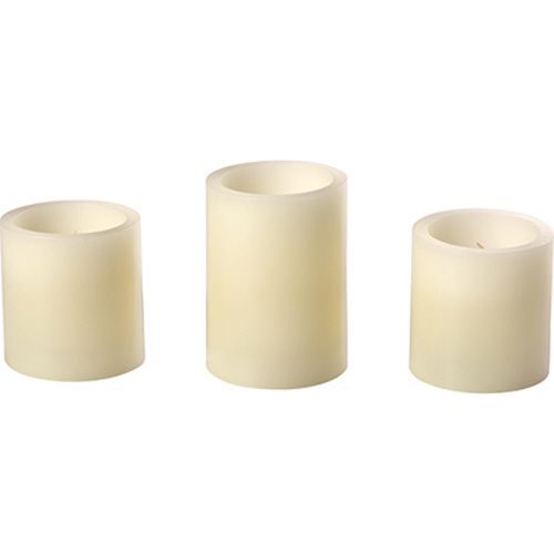Ivory Candle, Large, Batt