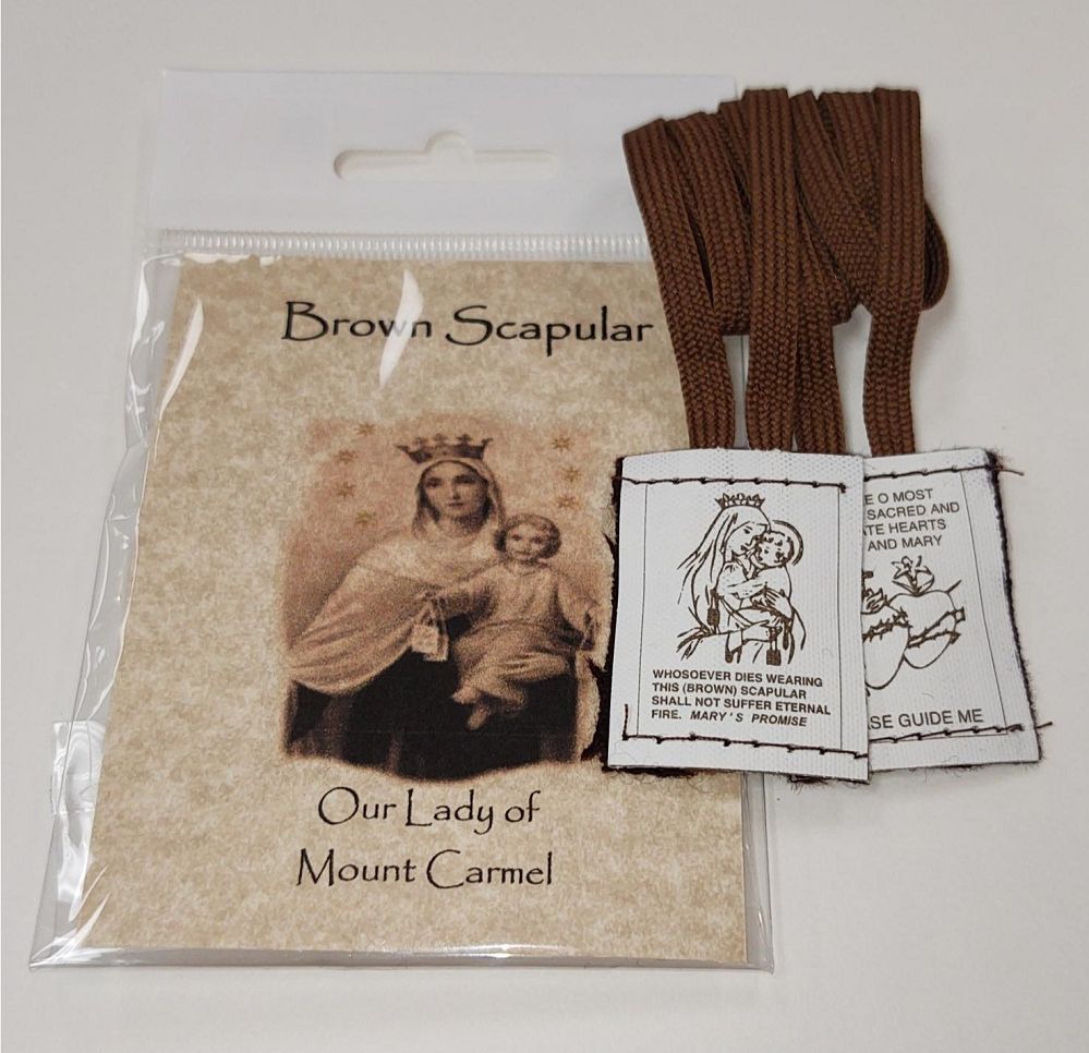 Brown Scapular, wool