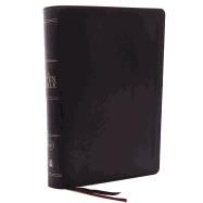 Open Bible: KJV, Leathersoft, Black, Red Letter Edition, Comfort Print: Complete Reference System