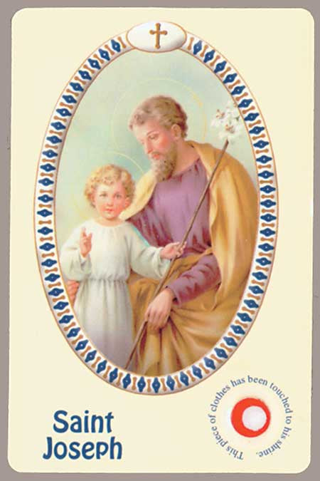 Relic Card, St. Joseph