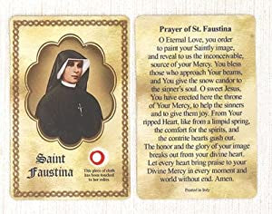 Relic Card, St. Faustina