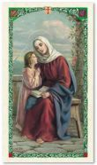 St. Anne holy card