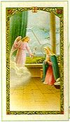 St. Gabriel holy card