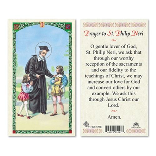 St. Philip Neri holy card