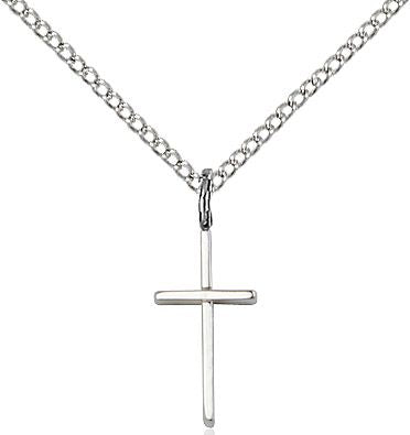Cross medal 0014S1, Sterling Silver