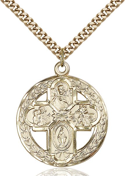 4-way Cross 0043C2, Gold Filled