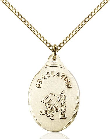 Graduate medal 0599Z2, Gold Filled