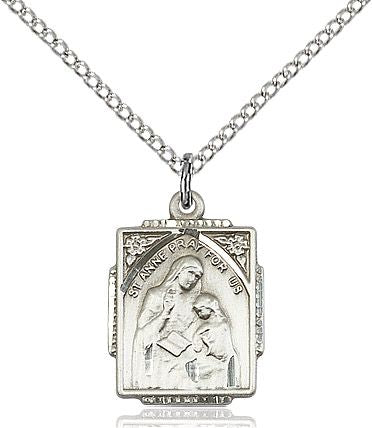 Saint Anne medal 0804AE1, Sterling Silver