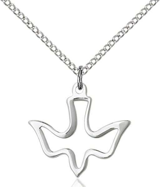 Holy Spirit medal 15101, Sterling Silver