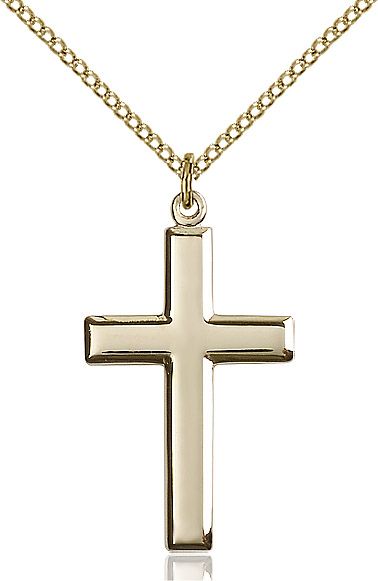 Cross medal 21902, Gold Filled