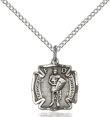 Saint Florian medal 56861, Sterling Silver