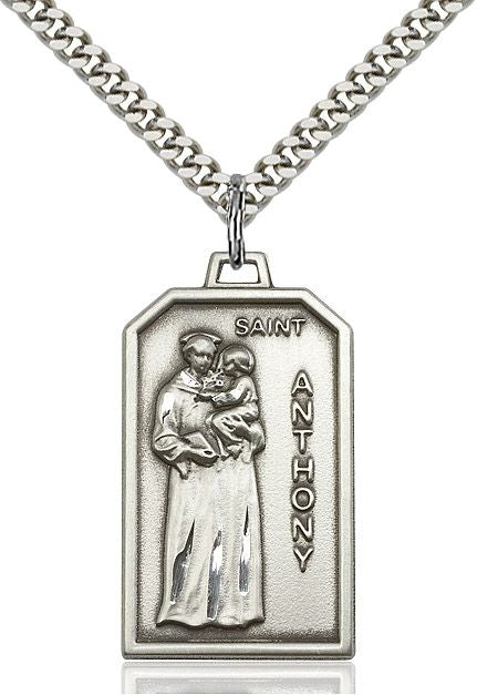 Saint Anthony medal 57231, Sterling Silver