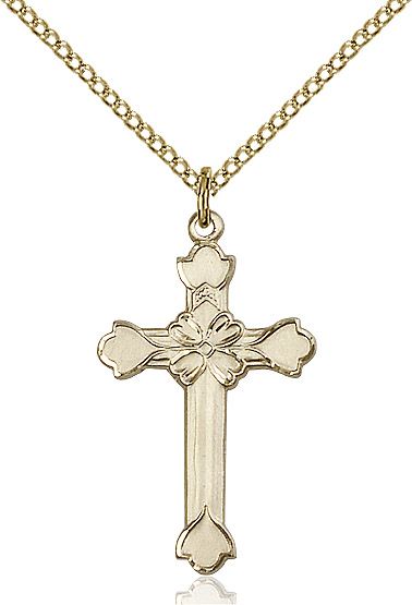 Cross medal 60022, Gold Filled