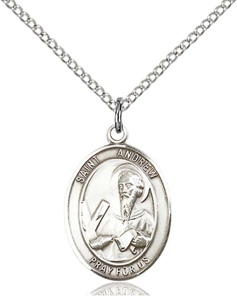 Saint Andrew the Apostle medal S0001, Sterling Silver