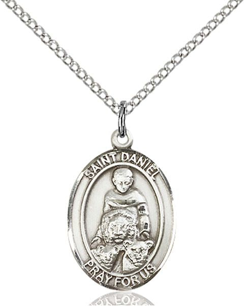 Saint Daniel medal S0241, Sterling Silver