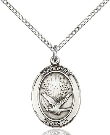 Holy Spirit medal S0441, Sterling Silver
