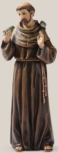 St. Francis statue, 6" tall