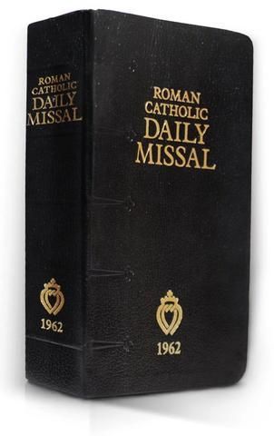 1962 Roman Catholic Daily Missal, Leather cover