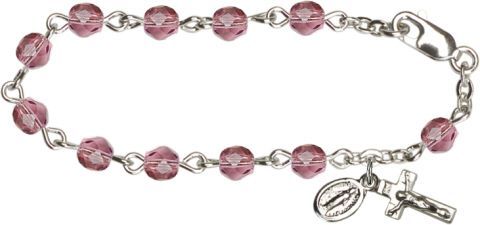 Amethyst Baby Bracelet