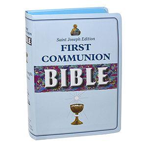 First Communion Bible, Blue cover