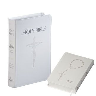New American Catholic Bible: NABRE, White Leather