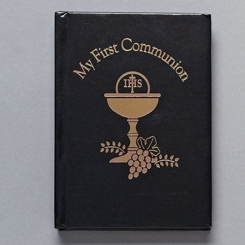 My First Communion missal, black hardcover