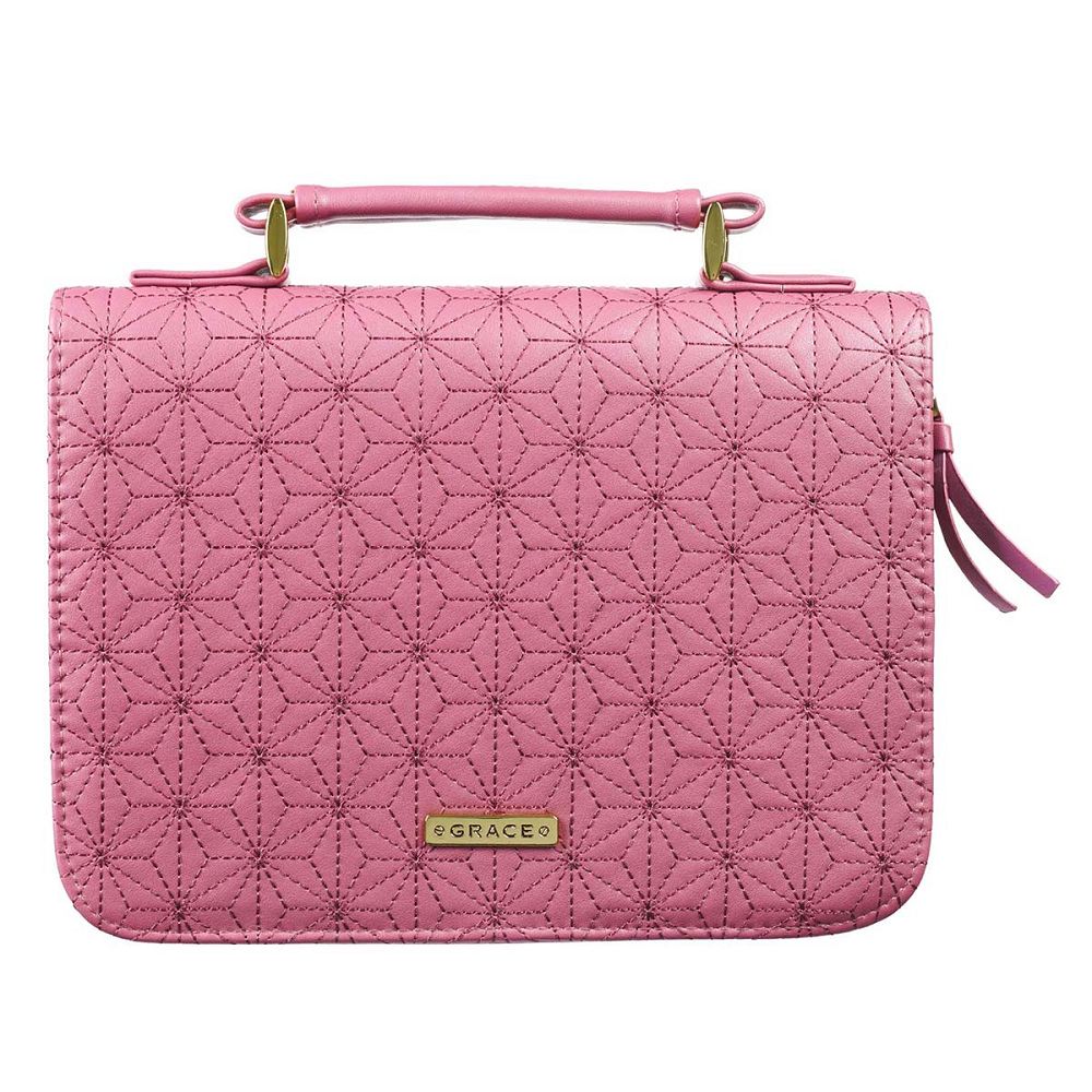 Grace Dusty Rose Bible Cover: Medium size