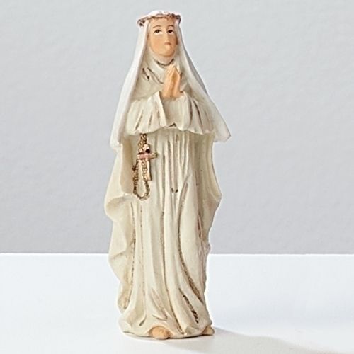 St. Catherine figurine, 3.75" tall