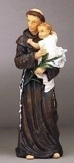 St. Anthony figurine, 4" tall